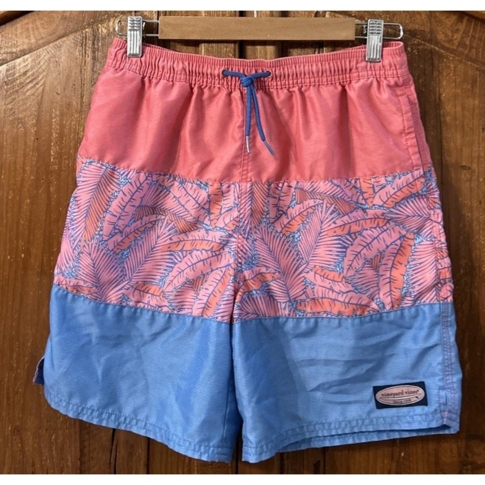 Vineyard Vines Chappy Swim Trunks Swim Bottoms Boys Sz Large 16 EC Clean